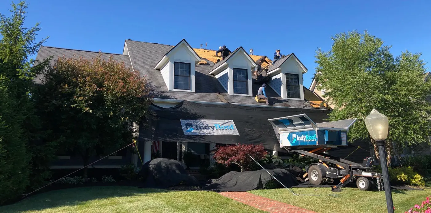 Storm damage documented on a Julietta home
